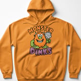 Pickleball Gildan Fleece Hoodie, Monster Dinks Funny Beast Graphic, Warm Court Pullover Sweatshirt thumbnail 9