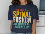 Spinal Fusion All Screwed Up Tee thumbnail 2