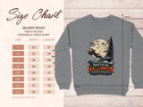Nautical Halloween Witchs Regatta Full Moon Start Sailboat Graphic Sailor Ocean Wave Crewneck Sweatshirts thumbnail 6