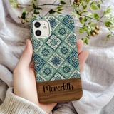 Teal Floral Mosaic Digital Download thumbnail 3