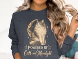 Powered By Cats and Moonlight Tee or Sweatshirt thumbnail 17