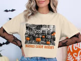 Masked Candy Bandits Halloween T-Shirt thumbnail 1