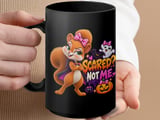 Scared Not Me Squirrel Halloween Mug thumbnail 15
