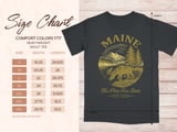 Maine Pine Tree State Est. 1820 T-Shirt thumbnail 7