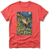 Gogh With the Flow ~ Comfort Colors Premium Tee thumbnail 3