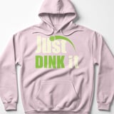 Pickleball Gildan Fleece Hoodie, Just DINK It, Soft Fleece Sportswear Court Pullover thumbnail 8