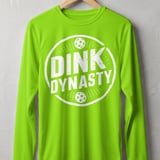 Pickleball Sport-Tek Long Sleeve Tee, Dink Dynasty, UV Sun Shield Shirt for Outdoor Open Play thumbnail 10