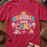 Whimsical Grandma Camp 2026 Tee thumbnail 4