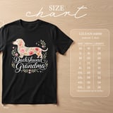 Floral Dachshund Grandma Tee thumbnail 10