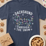 Dachshund Through the Snow T-Shirt thumbnail 2