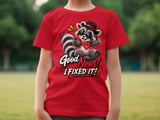 Good News I Fixed It Randy the Raccoon Tee thumbnail 15
