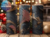 20 oz Tumbler Wrap Sublimation Design, Abstract Floral Tumbler, Straight and Tapered Wrap png, Digital Download, Ornate Tumbler Design thumbnail 2