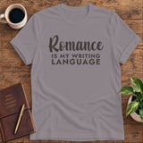 Romance Is My Writing Language Softstyle Tee thumbnail 6