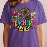 Teacher's Life Messy Bun Tee thumbnail 12