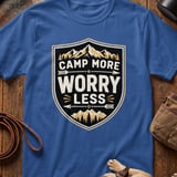 Camp More Worry Less T-Shirt thumbnail 5
