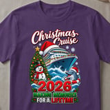 Christmas Cruise 2026 Graphic T-Shirt thumbnail 2