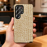 Chic Crocodile Print Tote Bag & Phone Case - Faux Alligator Texture Accessory for Fashion Lovers, Trendy Gift thumbnail 12