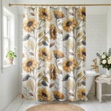 Heirloom Sunflower Bloom Shower Curtain thumbnail 1