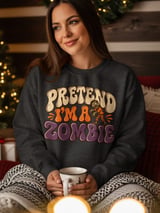 Pretend I'm A Zombie Tee thumbnail 11