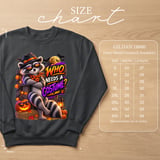 Randy the Raccoon Halloween Sweatshirt thumbnail 14