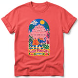 Gogh Pink City ~ Comfort Colors Premium Tee thumbnail 3