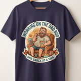 Dad Bod T-Shirt, Funny Dad Shirt, Father's Day Gift, Snack Lover Tee, Humorous Dad Life Graphic Top for Husband, Grandfather thumbnail 7