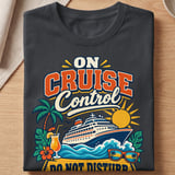 On Cruise Control Vacation Graphic T-Shirt thumbnail 2