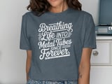 Breathing Life into Metal Tubes Graphic Tee thumbnail 11