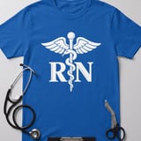 RN Caduceus Nurse Tee thumbnail 1