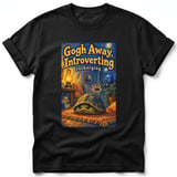 Gogh Away, Introverting ~ Comfort Colors Premium Tee thumbnail 1