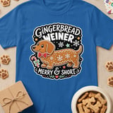 Gingerbread Weiner Merry & Short Tee thumbnail 2