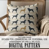 Rustic Canine Charm Digital Design Size Bundle Png thumbnail 5