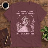 My Characters Were Supposed to Hate Each Other Softstyle Tee thumbnail 3
