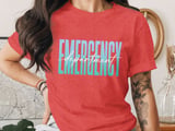 ER Nurse Emergency Department Healthcare T-Shirt, Medical Profession Practitioner Apparel thumbnail 3