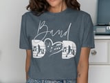 Band Dad Font and Back Graphic Tee thumbnail 12