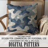 Digital Pattern Bundle, Abstract Shapes, Seamless Pattern, Repeating Design, Modern Digital Paper, Fabric Pattern, Commercial Use Digital thumbnail 5
