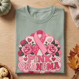 Pink Grandma Breast Cancer Tee thumbnail 4