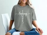 Amazing Grace Christian Shirt, Comfort Colors Hymn thumbnail 4