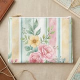 Watercolor Floral Laptop Sleeve, Romantic Peony Accessory Pouch, Shabby Chic Pastel Flower Tablet Case Gift for Her thumbnail 13