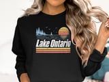 Lake Ontario Vintage Sunset Tee & Sweatshirts thumbnail 13