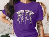 Radiate Positivity Skeleton T-Shirt: Funny Rad Tech, Radiology CT, Nurse School thumbnail 10