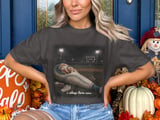 Baseball Fan Sleep Here Now T-Shirt, Funny Baseball Bat Sleeping Bag Shirt, Game Day Apparel Gift thumbnail 3