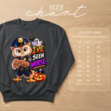 I've Seen Worse Officer Hoot the Owl Sweatshirt thumbnail 17