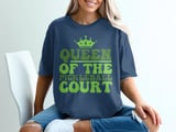 Pickleball Comfort Colors Shirt, Queen of the Pickleball Court, Vintage Graphic Tee, Pickleball Gift thumbnail 4