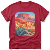 Sunset Mesa ~ Comfort Colors Premium Tee thumbnail 2