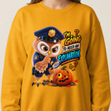 Halloween Officer Hoot the Owl Sweatshirt thumbnail 10