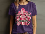 Courage In Pink Faux Patchwork Tee thumbnail 16