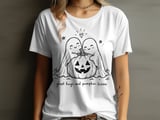 Ghost Hugs and Pumpkin Kisses Tee thumbnail 1