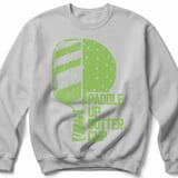 Pickleball Gildan Crewneck Sweatshirt, Paddle Up Butter, Cup, Court Warm Up thumbnail 7
