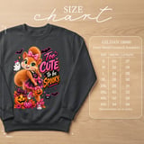 Too Cute Sally the Squirrel Halloween Sweatshirt thumbnail 14